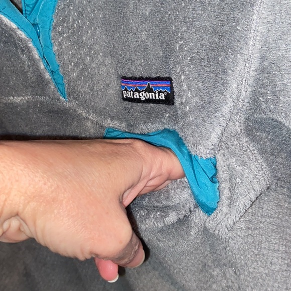 Patagonia Re-Tool Snap-T Soft Fleece Pullover Quarter Snap Pocket Sweater Jacket - Picture 11 of 11